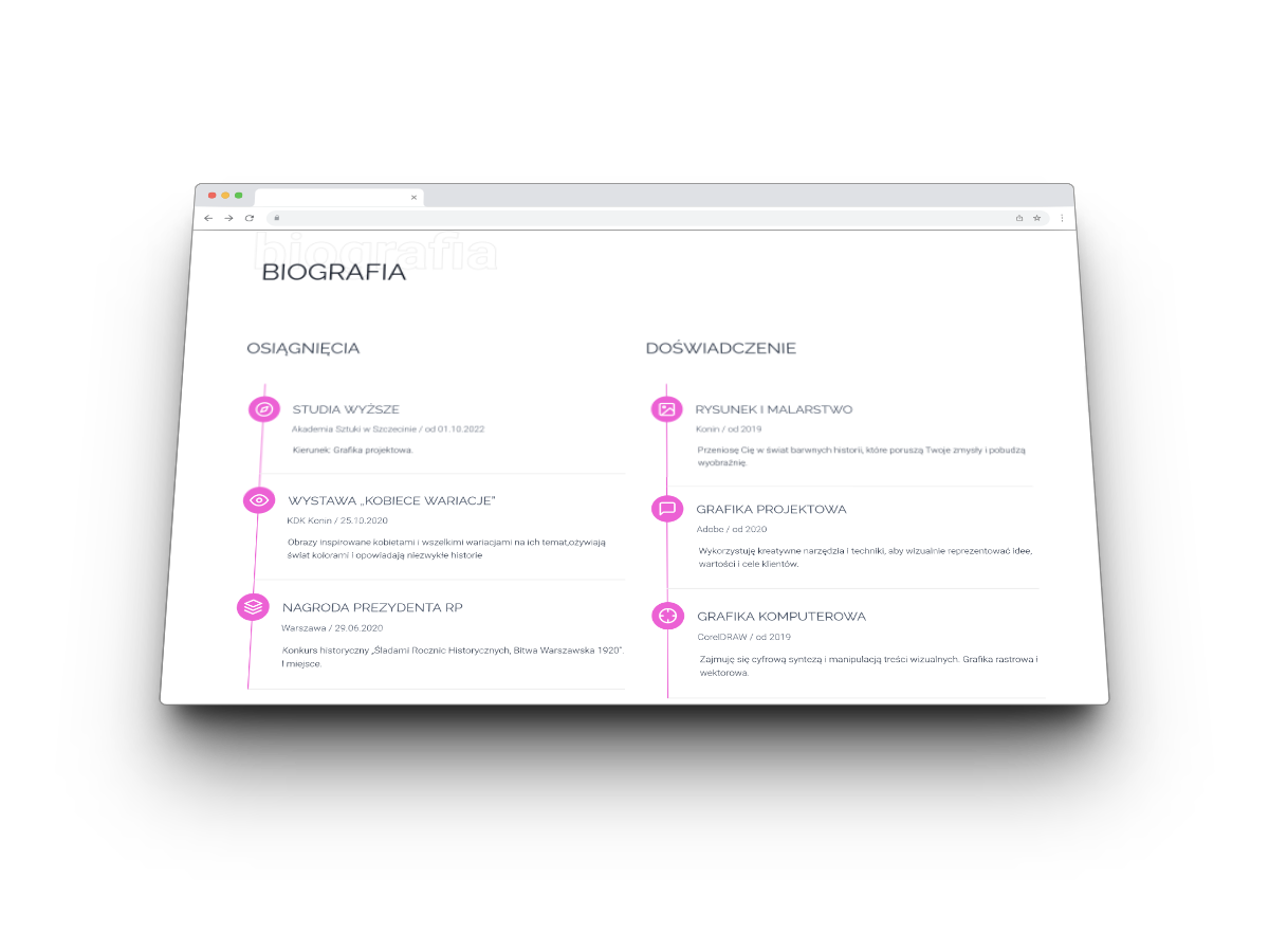 Strony internetowe dla artystów strony internetowe Konin, sklepy internetowe, agencja marketingowa Konin